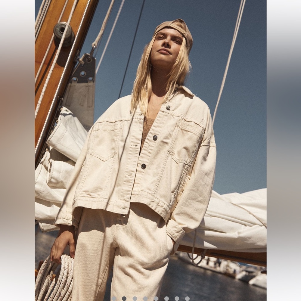 Free People Opal Swing Denim Jacket